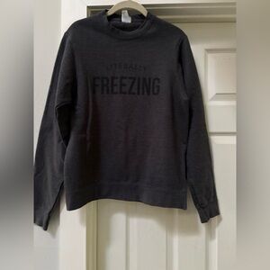 Port and Company Charcoal Crew Neck Sweater